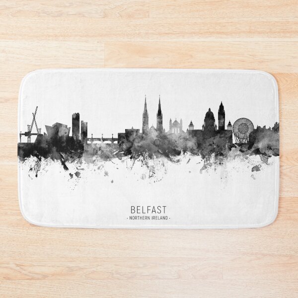 Item preview, Belfast Northern Ireland Skyline designed and sold by ArtPrints.