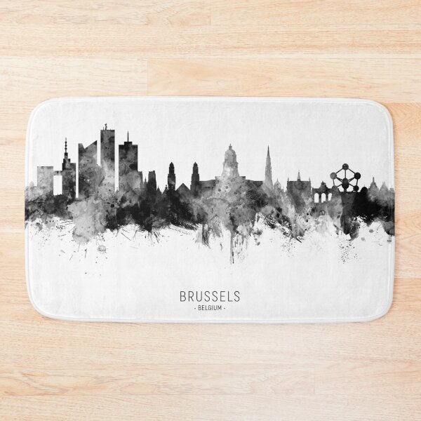 Item preview, Brussels Belgium Skyline designed and sold by ArtPrints.