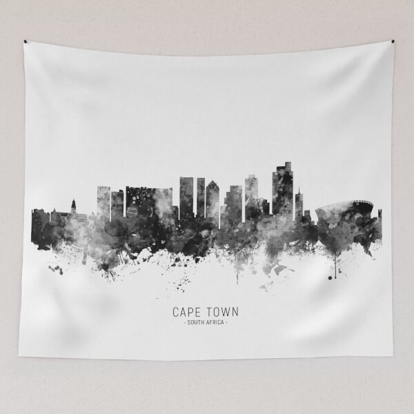 Item preview, Cape Town South Africa Skyline designed and sold by ArtPrints.