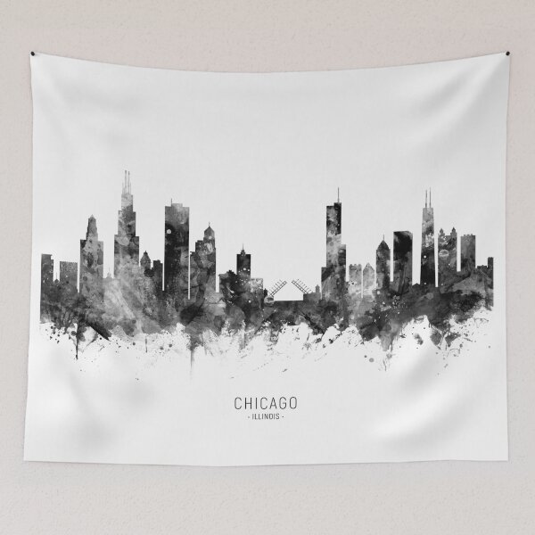 Item preview, Chicago Illinois Skyline designed and sold by ArtPrints.
