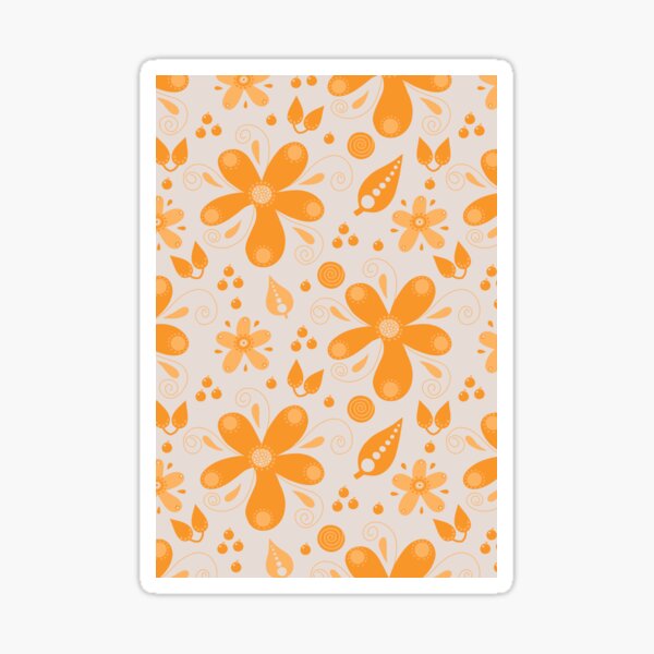 Orange blossom collection 1 Sticker