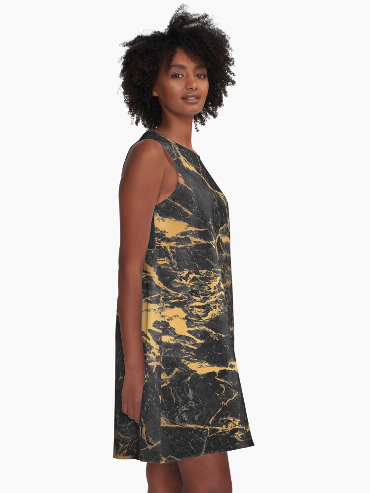 black marble dress