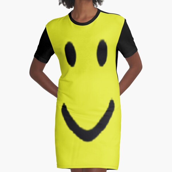 Roblox Default Noob Face Graphic T Shirt Dress By Trainticket