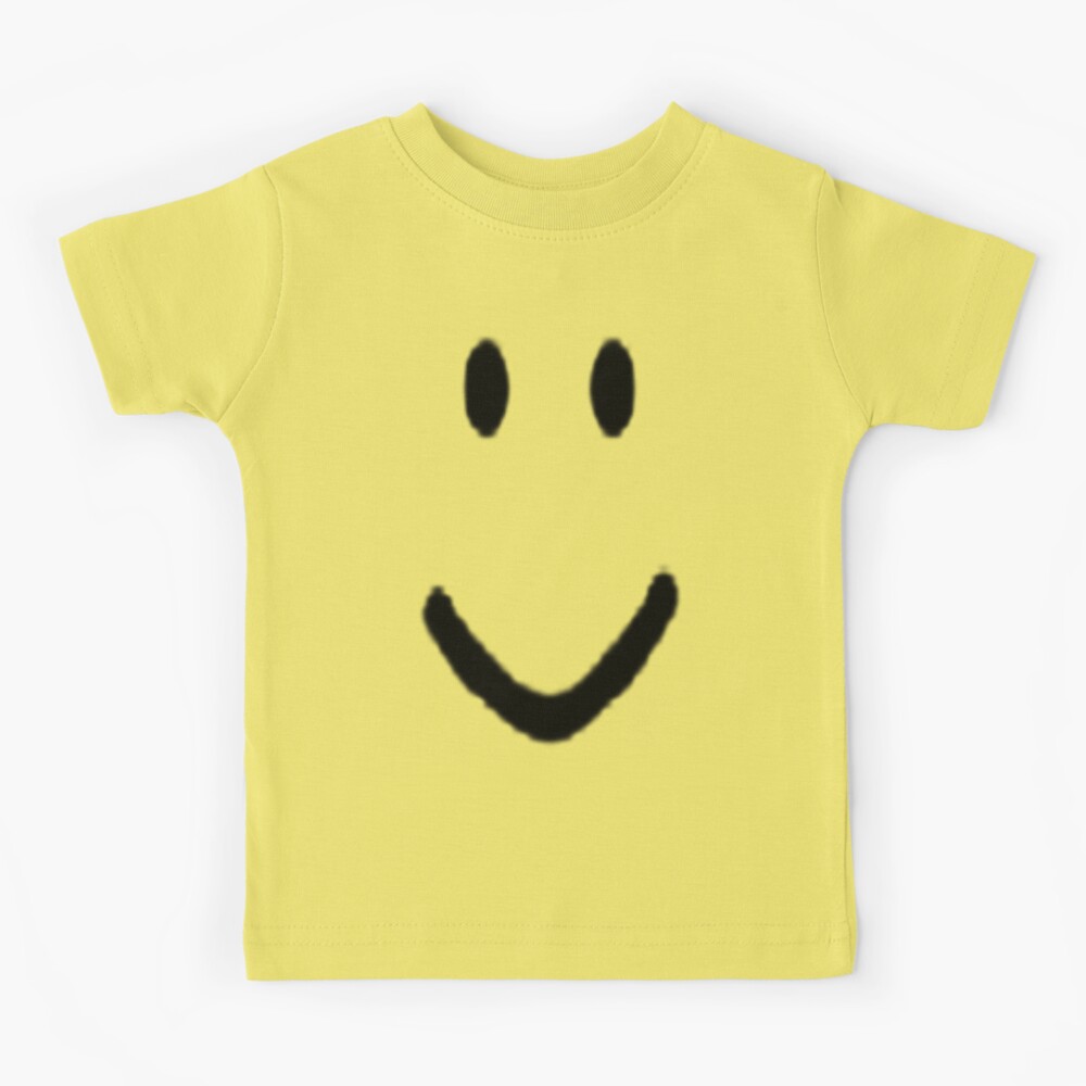 Roblox Halloween Noob Face Costume Smiley Positive Gift Kids T Shirt By Smoothnoob Redbubble - roblox halloween noob face costume