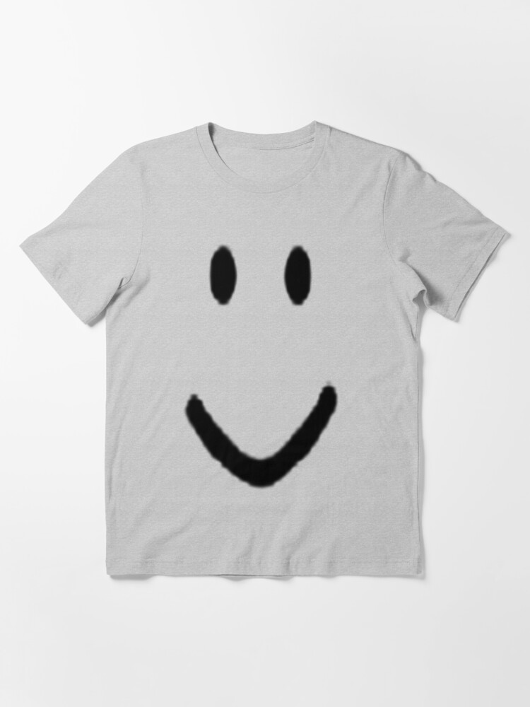 Roblox Halloween Noob Face Costume Smiley Positive Gift T Shirt By Smoothnoob Redbubble - epic face t shirt roblox