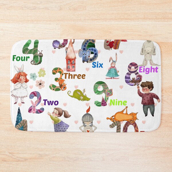 Item preview, Let's Count (kids design) designed and sold by FloramoonArt.