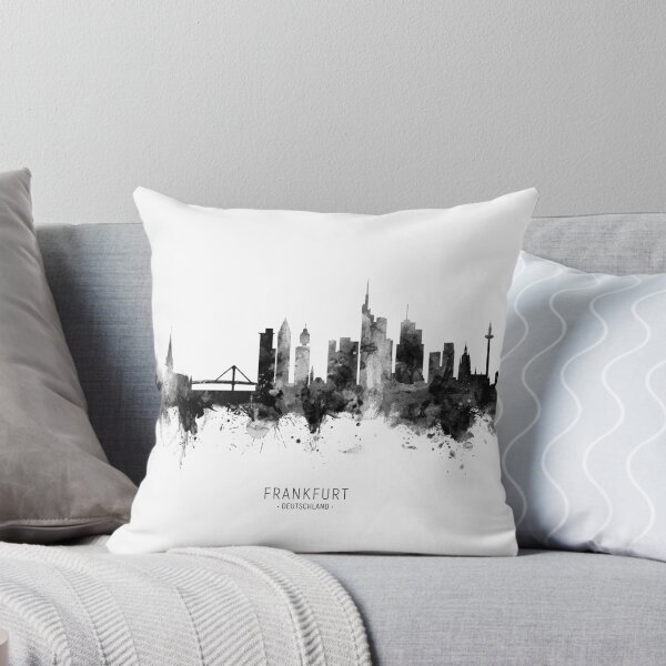 Artikelvorschau, Frankfurt Germany Skyline entworfen und verkauft von ArtPrints.