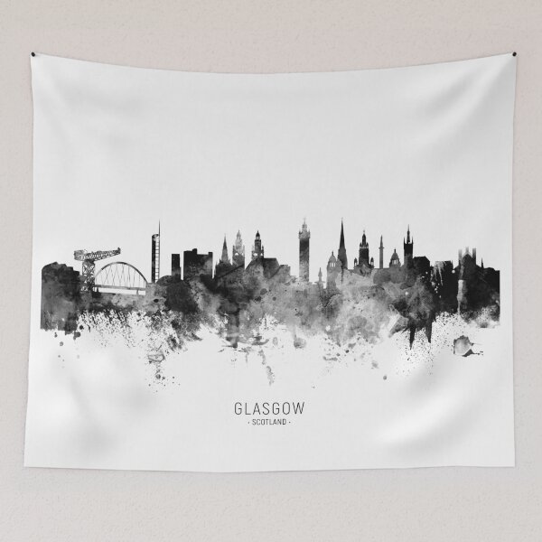 Item preview, Glasgow Scotland Skyline designed and sold by ArtPrints.