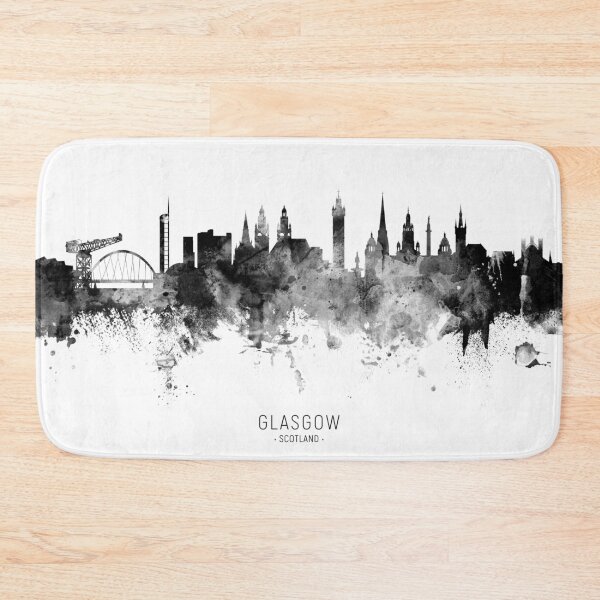 Item preview, Glasgow Scotland Skyline designed and sold by ArtPrints.