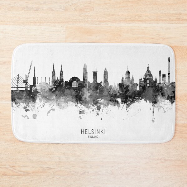 Aperçu de l'œuvre Helsinki Finland Skyline créée et vendue par ArtPrints.