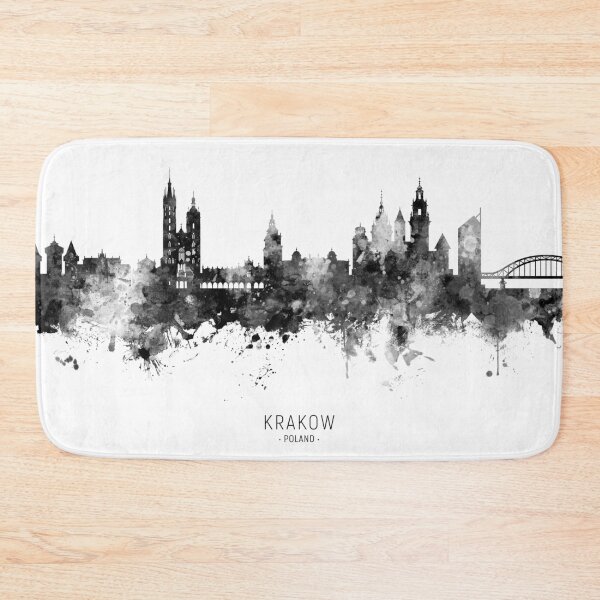 Item preview, Krakow Poland Skyline designed and sold by ArtPrints.