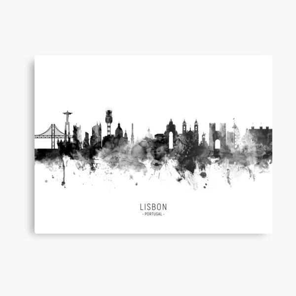 Aperçu de l'œuvre Lisbon Portugal Skyline créée et vendue par MICHAEL TOMPSETT.