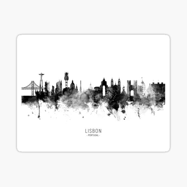 Artikel-Vorschau von Lisbon Portugal Skyline, designt und verkauft von ArtPrints.