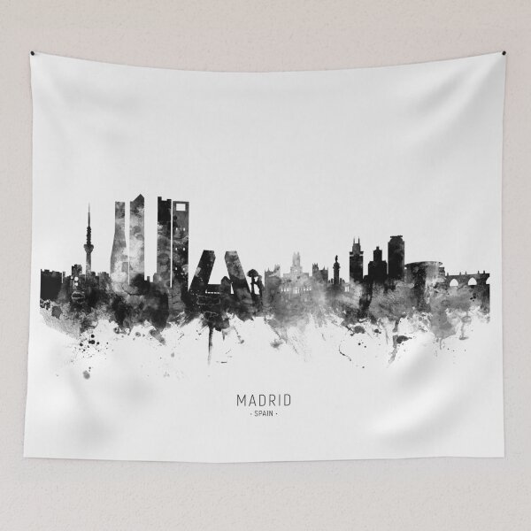 Item preview, Madrid Spain Skyline designed and sold by ArtPrints.