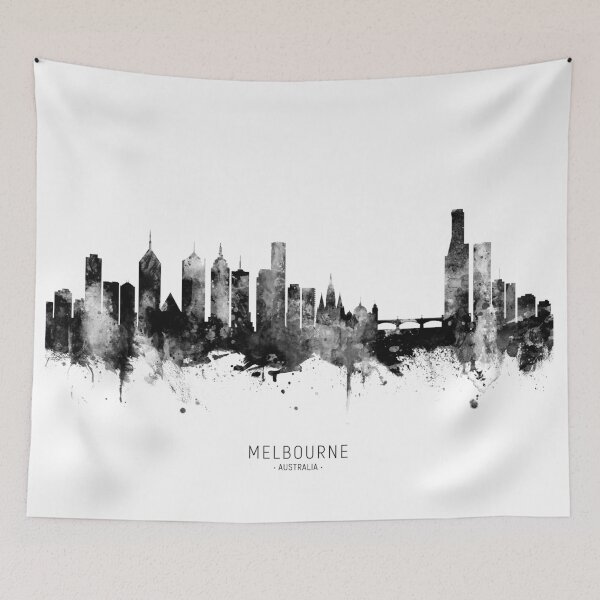 Item preview, Melbourne Australia Skyline designed and sold by ArtPrints.