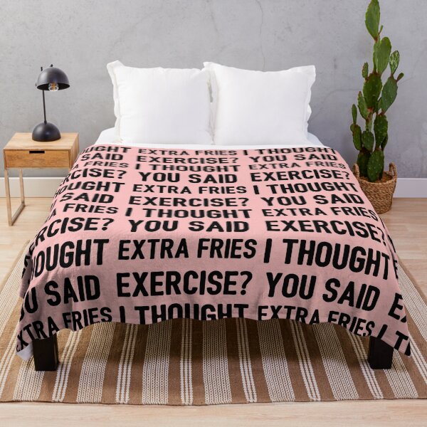 Item preview, Exercice I Thought You Said Extra Fries designed and sold by HighCiti.