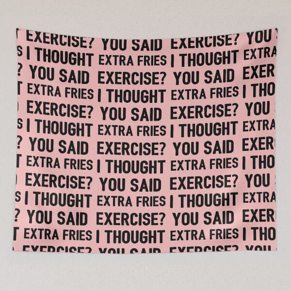 Item preview, Exercice I Thought You Said Extra Fries designed and sold by HighCiti.