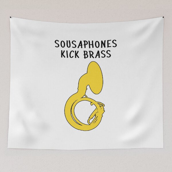 Item preview, Sousaphone - SOUSAPHONES KICK BRASS - Funny Sousaphone Gift, marching band, brass band designed and sold by HEJAshirts.