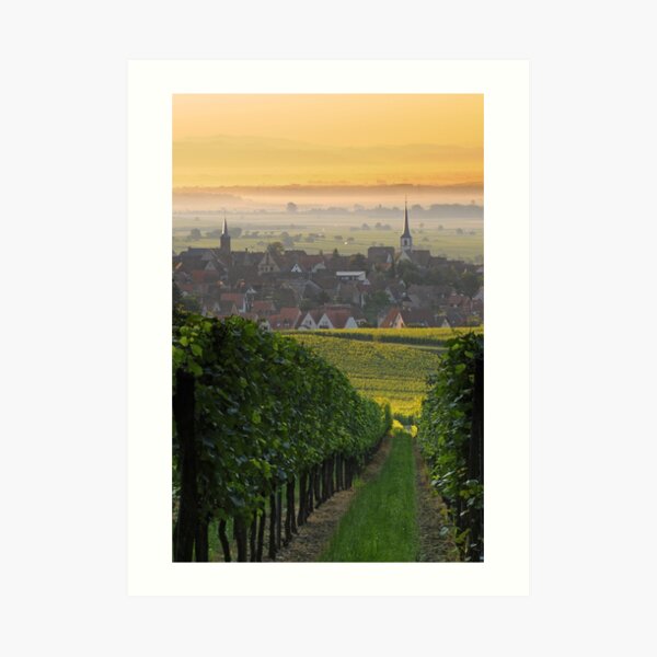 Village de Mittelbergheim 2 Impression artistique