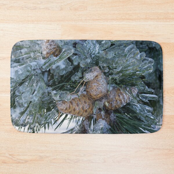 Item preview, Mother Nature Christmas Decorations - Pine Cones Patterned Crystals designed and sold by Georgia Mizuleva.