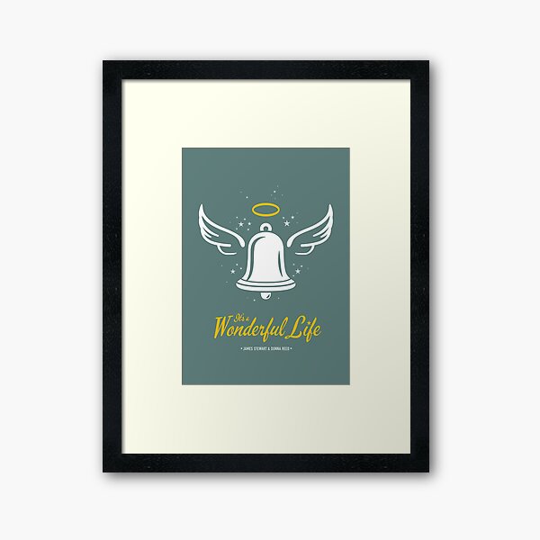 It's a Wonderful Life - Alternative Movie Poster Framed Art Print