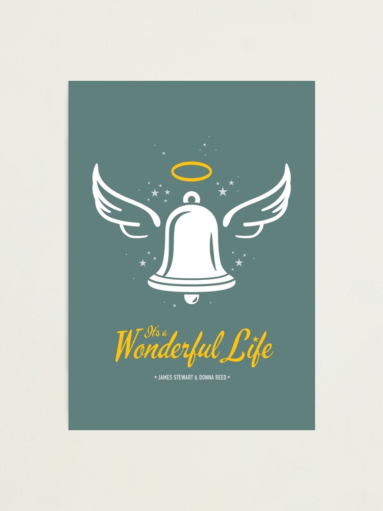Alternate view of It's a Wonderful Life - Alternative Movie Poster Photographic Print