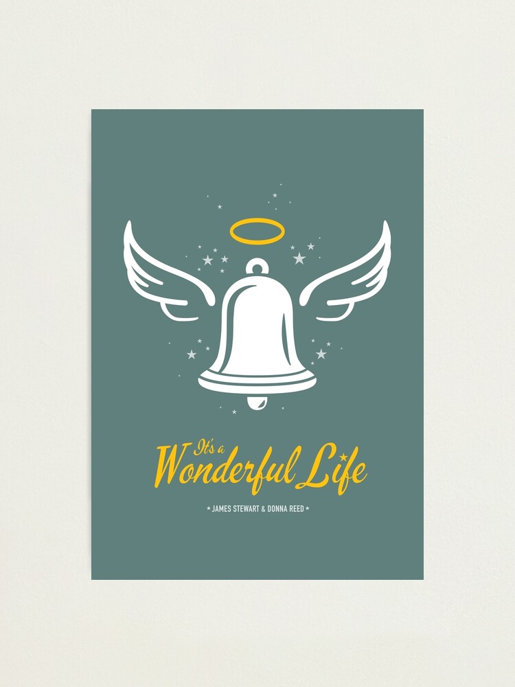 Alternate view of It's a Wonderful Life - Alternative Movie Poster Photographic Print