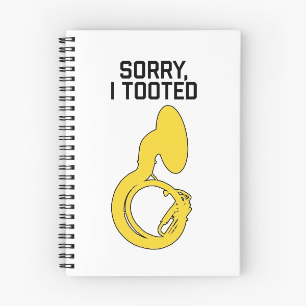 Aperçu de l'œuvre Sousaphone - SORRY, I TOOTED - Cadeau drôle de Sousaphone, fanfare, fanfare créée et vendue par HEJAshirts.