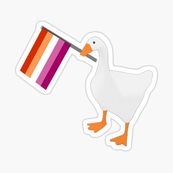 what u got there lesbian pride buddo Sticker