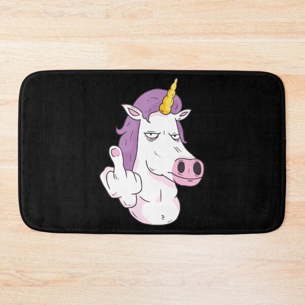 Item preview, EVIL UNICORN T-SHIRT MIDDLEFINGER TEE SWEATER GIFT PRESENT BIRTHDAY CHRISTMAS designed and sold by Timcito.