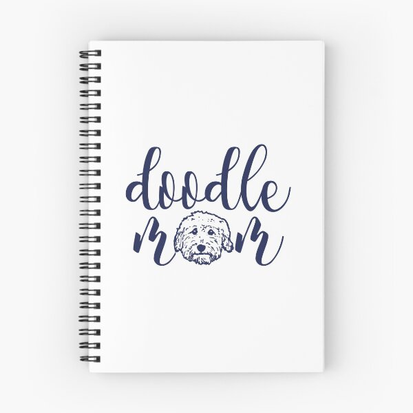 Item preview, Doodle mom in navy - goldendoodles, labradoodles, aussiedoodles, bernedoodles, sheepadoodles designed and sold by smooshfaceutd.