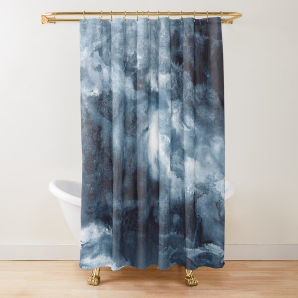 Indigo Depths No. 3 Shower Curtain