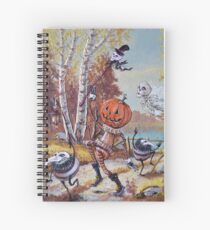 Hallowe'en Comes to Town Spiral Notebook