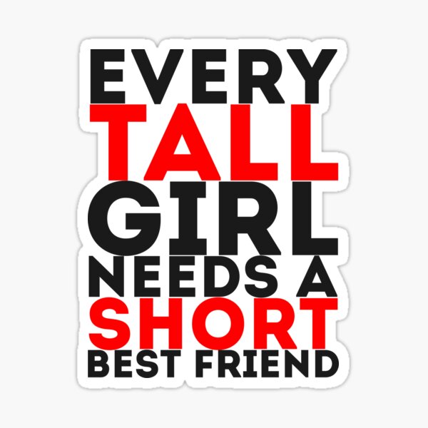 Every tall girl needs a very tall best friend 😊😍 Tall is