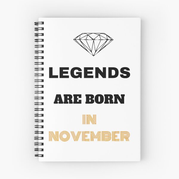Item preview, Legends Are Born In November T-Shirt Fun Ajusté Birthday Anniversaire  designed and sold by Sandydesign.