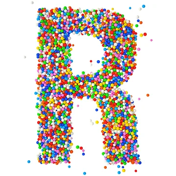 Artwork thumbnail, Sprinkly R by BethLeo