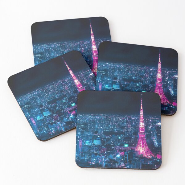 Tokyo Tower Coasters (Set of 4)