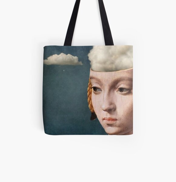 THE HEAD IN THE CLOUDS All Over Print Tote Bag