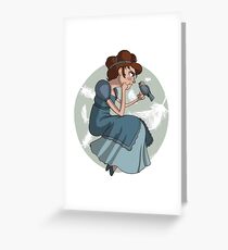 Grumpy Bluebird Greeting Card