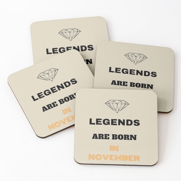 Item preview, Legends Are Born In November T-Shirt Fun Ajusté Birthday Anniversaire  designed and sold by Sandydesign.