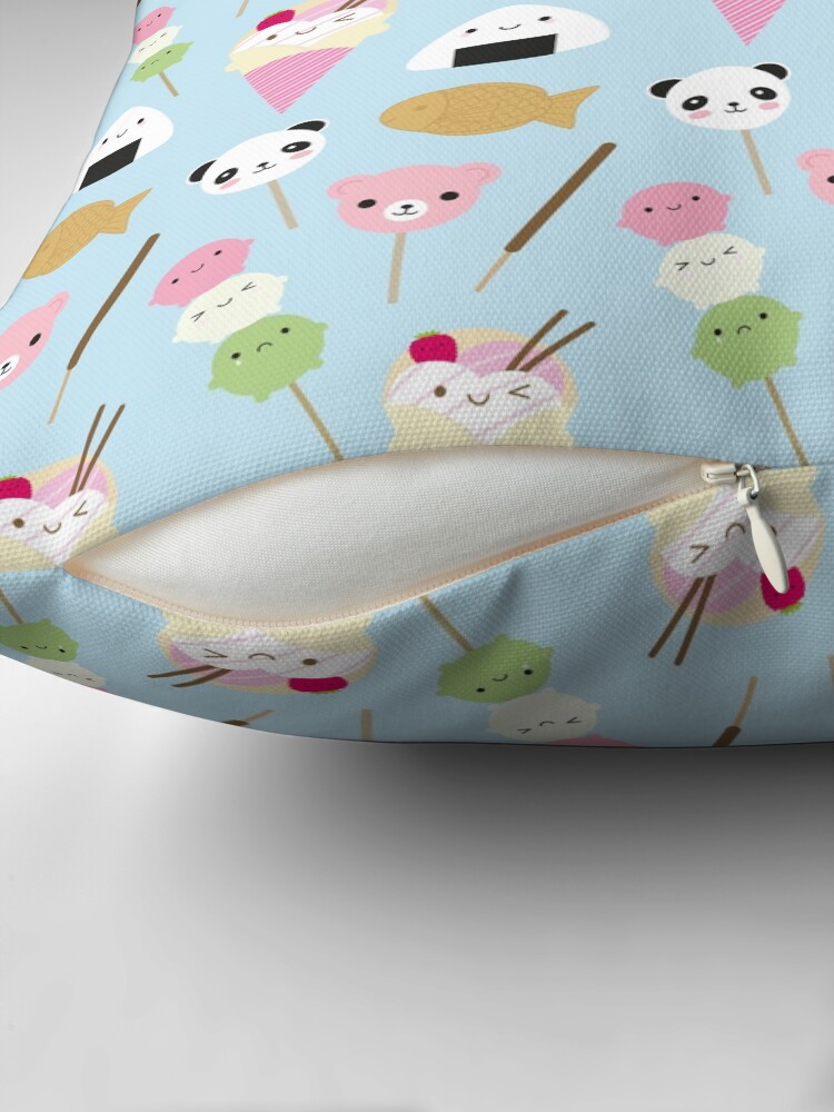 Thumbnail 2 of 4, Pillow, Japanese Kawaii Snacks designed and sold by marcelinesmith.
