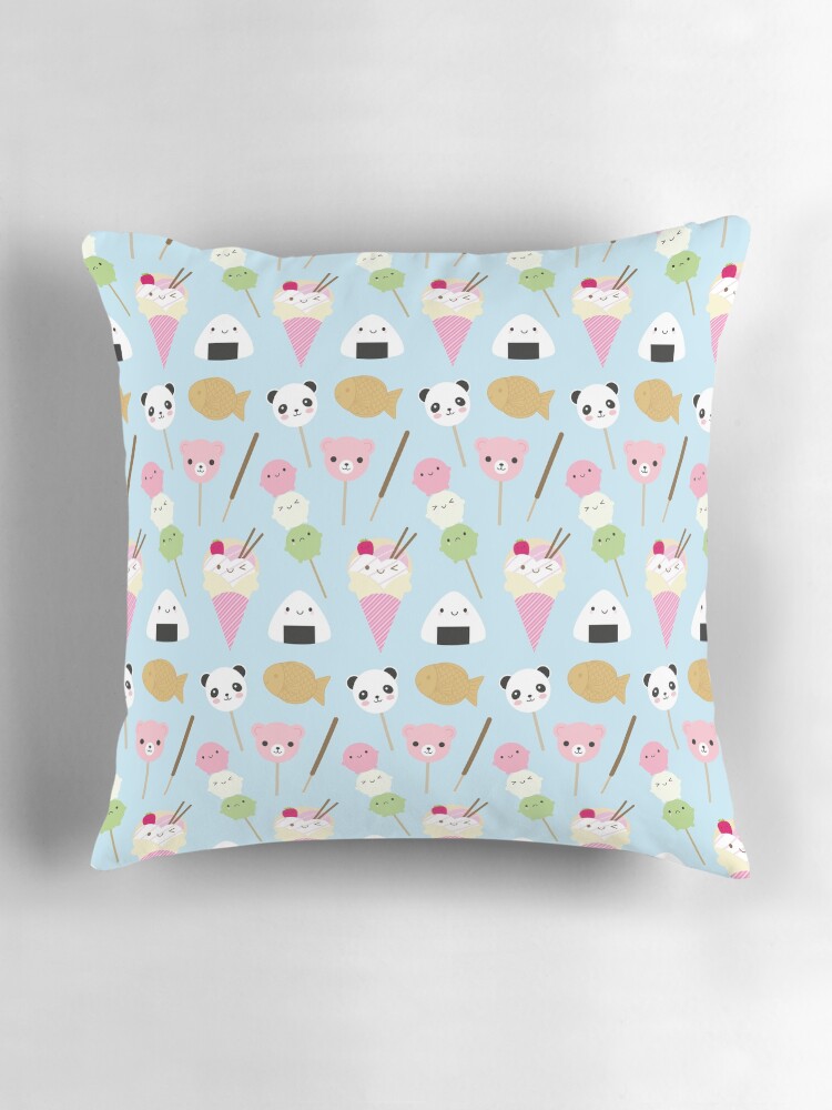 Thumbnail 3 of 4, Pillow, Japanese Kawaii Snacks designed and sold by marcelinesmith.