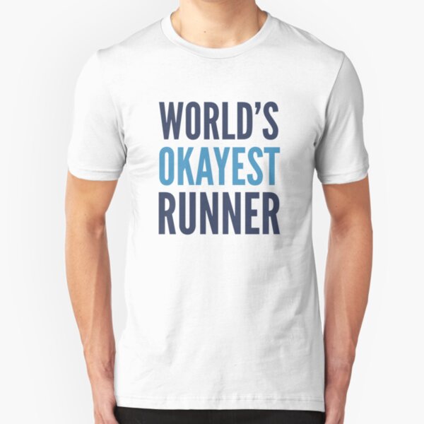 World's Okayest Runner Slim Fit T-Shirt