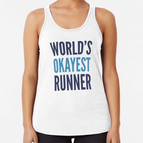 Item preview, World's Okayest Runner designed and sold by AmazingVision.