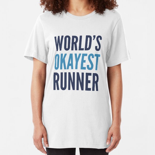 World's Okayest Runner Slim Fit T-Shirt