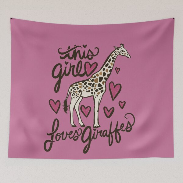Item preview, This girl loves giraffes designed and sold by FrictionMaxxing.