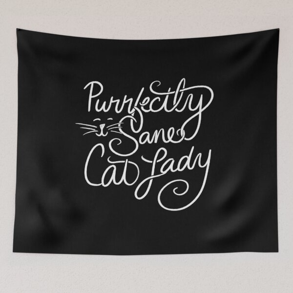 Item preview, Purrfectly sane cat lady designed and sold by FrictionMaxxing.