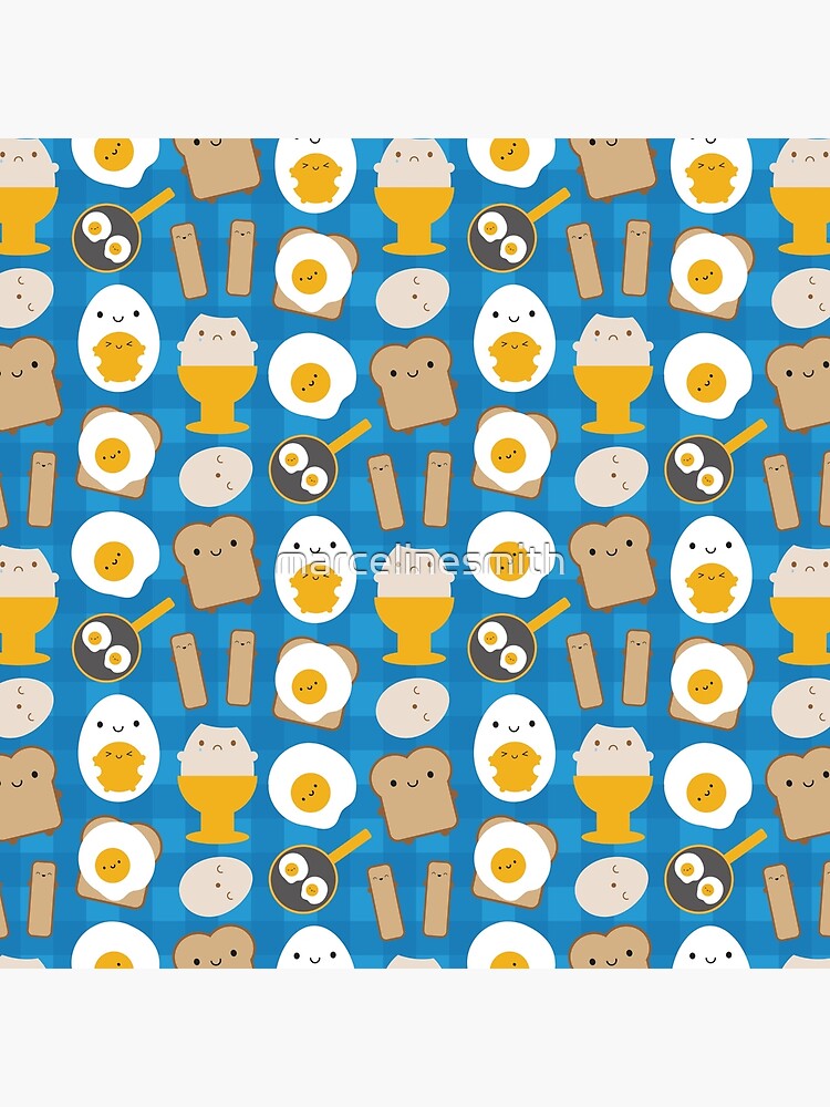 Kawaii Eggs For Breakfast by marcelinesmith