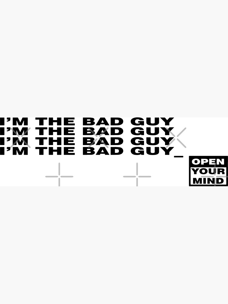 bad-guy-song-poster-for-sale-by-domskalis-redbubble