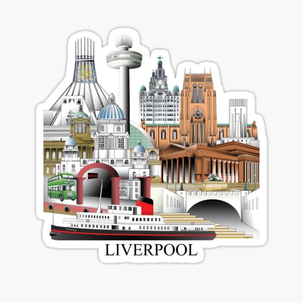Item preview, City of Liverpool, England designed and sold by Royisaacs.